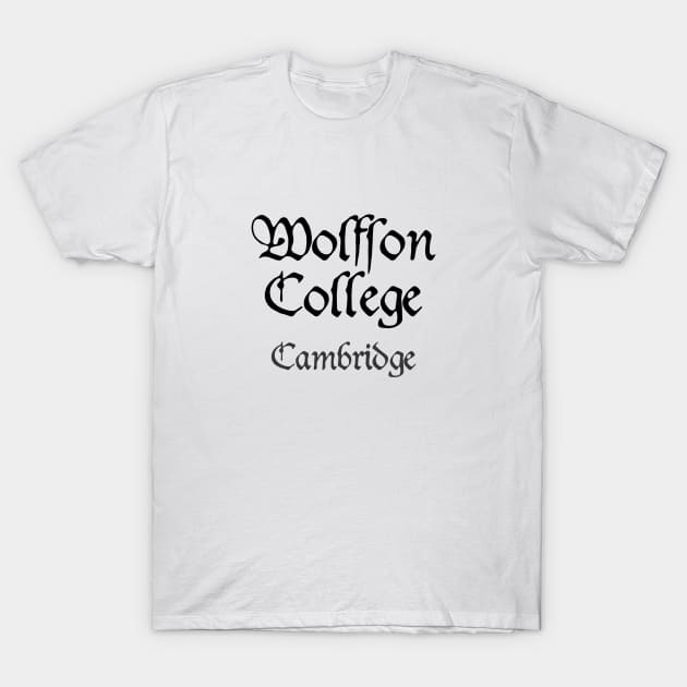 Cambridge Wolfson College Medieval University T-Shirt by RetroGeek